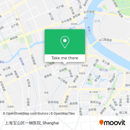 上海宝山区一钢医院 map