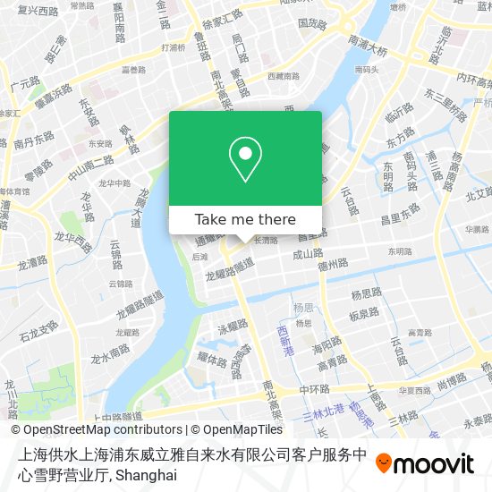 上海供水上海浦东威立雅自来水有限公司客户服务中心雪野营业厅 map