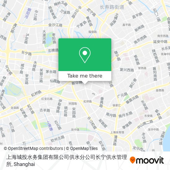 上海城投水务集团有限公司供水分公司长宁供水管理所 map