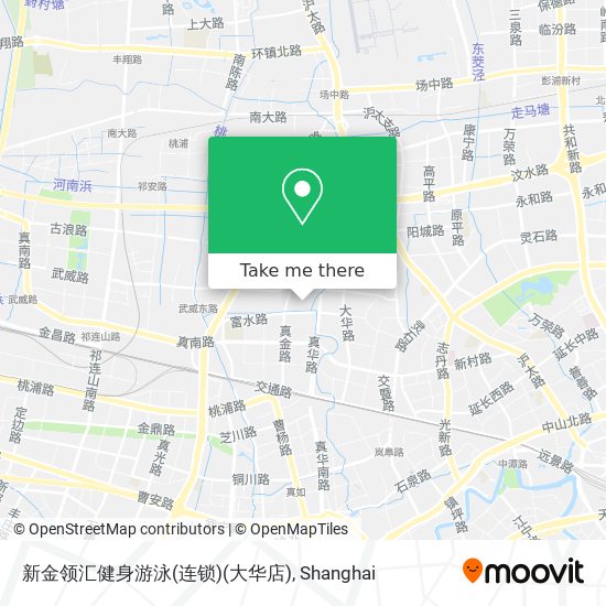 新金领汇健身游泳(连锁)(大华店) map