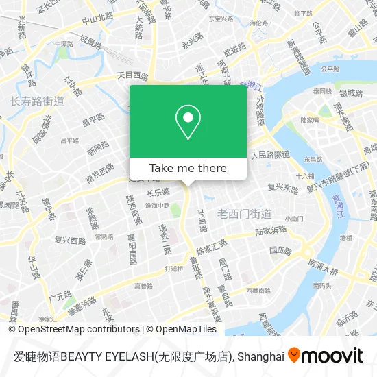 爱睫物语BEAYTY EYELASH(无限度广场店) map