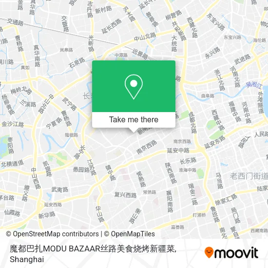 魔都巴扎MODU BAZAAR丝路美食烧烤新疆菜 map