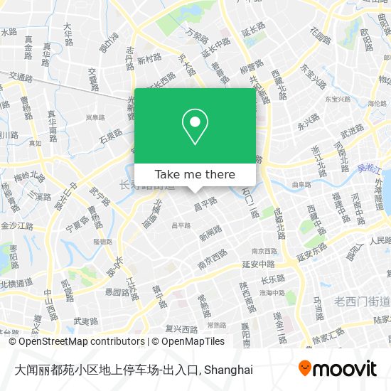 大闻丽都苑小区地上停车场-出入口 map