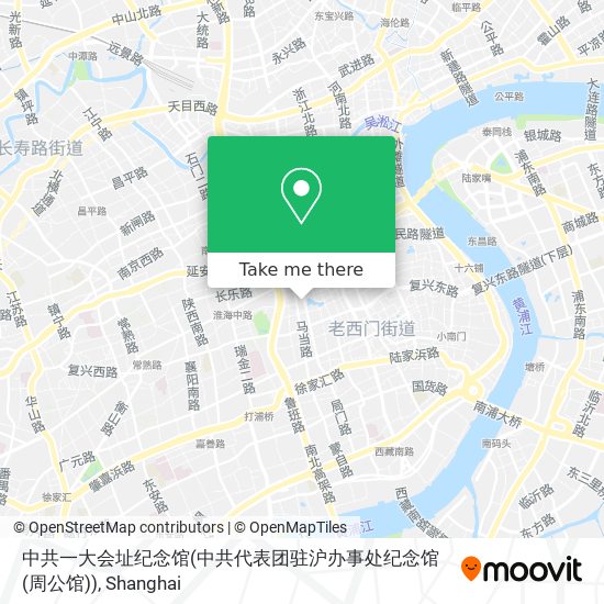 中共一大会址纪念馆(中共代表团驻沪办事处纪念馆(周公馆)) map