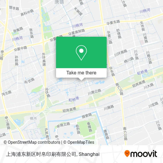 上海浦东新区时帛印刷有限公司 map