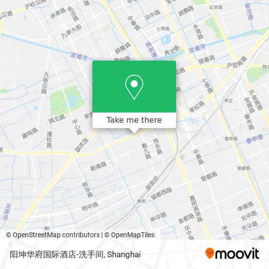 阳坤华府国际酒店-洗手间 map