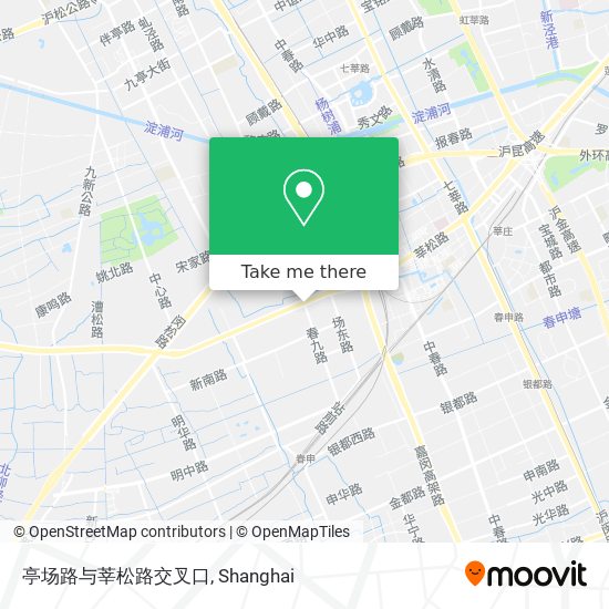 亭场路与莘松路交叉口 map