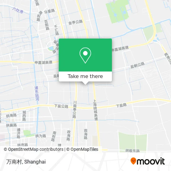 万南村 map
