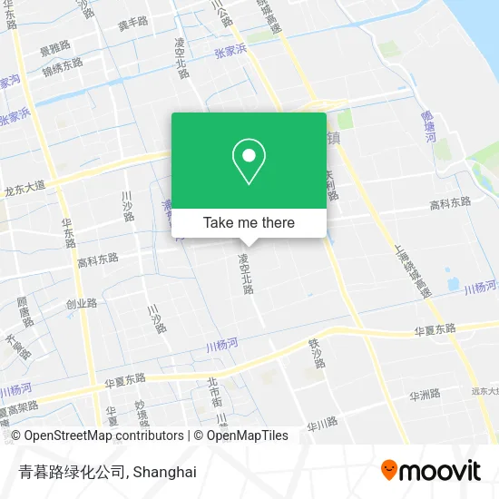 青暮路绿化公司 map