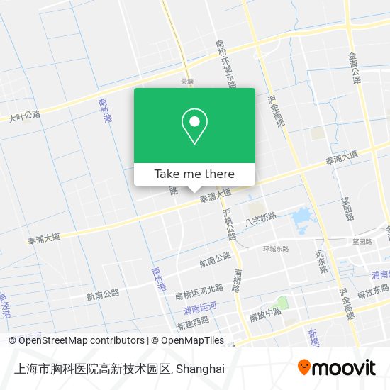 上海市胸科医院高新技术园区 map