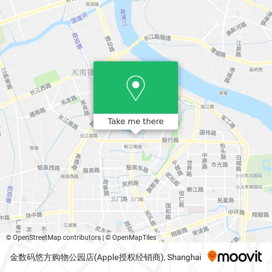 金数码悠方购物公园店(Apple授权经销商) map