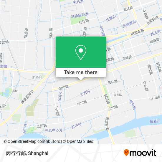 闵行行邮 map