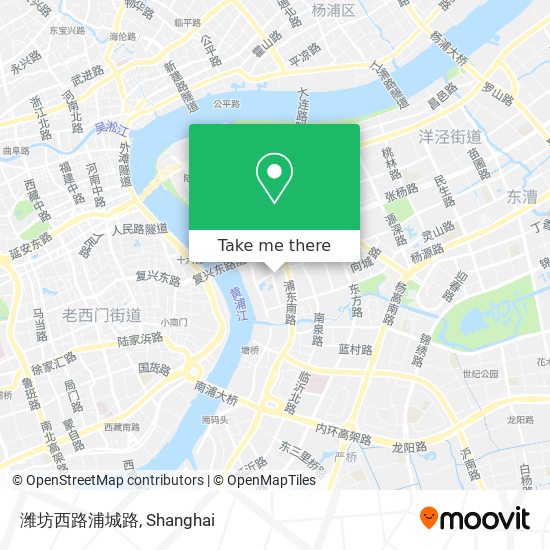 潍坊西路浦城路 map