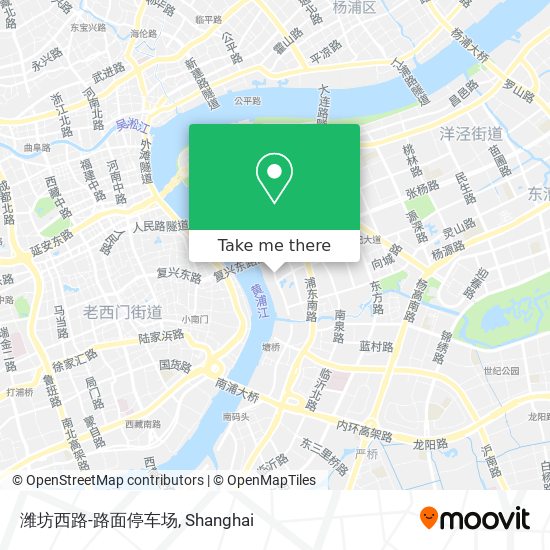 潍坊西路-路面停车场 map
