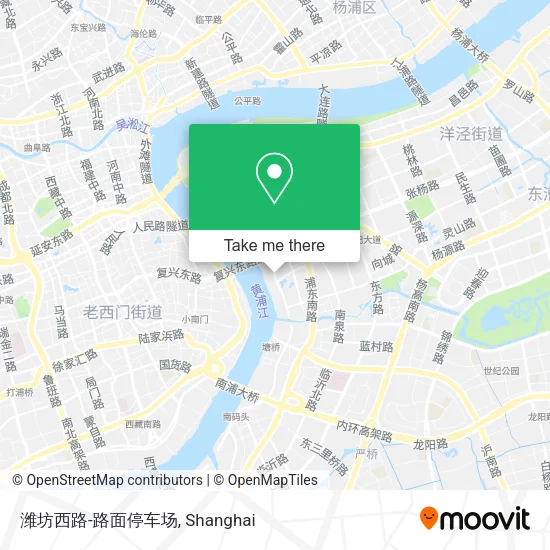 潍坊西路-路面停车场 map