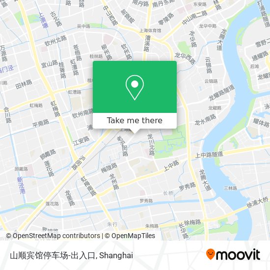 山顺宾馆停车场-出入口 map