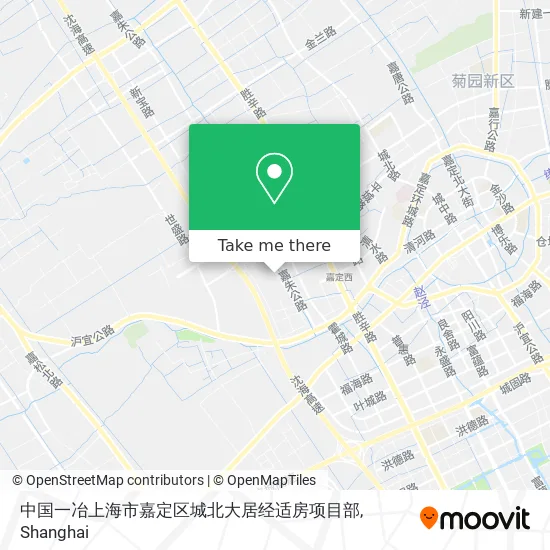 中国一冶上海市嘉定区城北大居经适房项目部 map