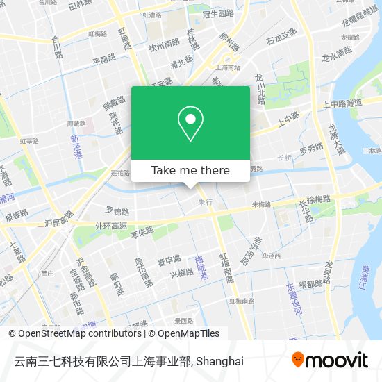 云南三七科技有限公司上海事业部 map