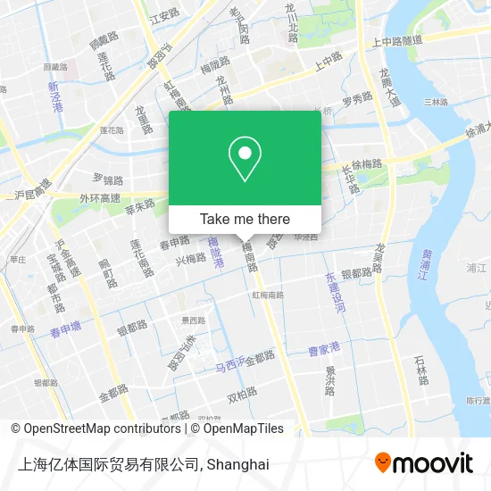 上海亿体国际贸易有限公司 map