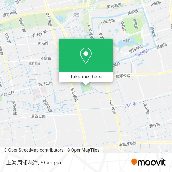 上海周浦花海 map