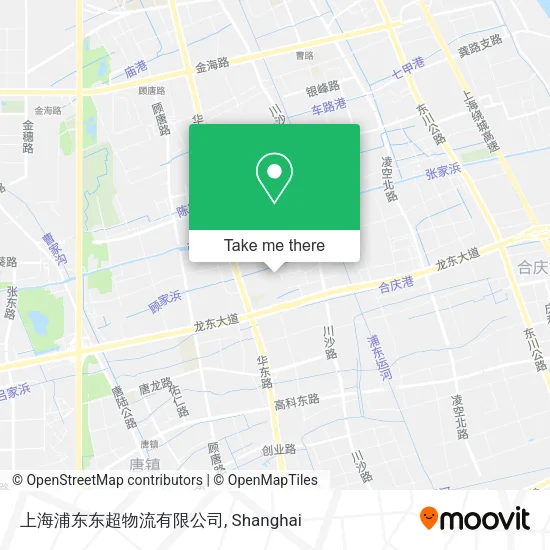 上海浦东东超物流有限公司 map
