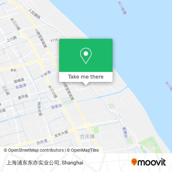 上海浦东东亦实业公司 map