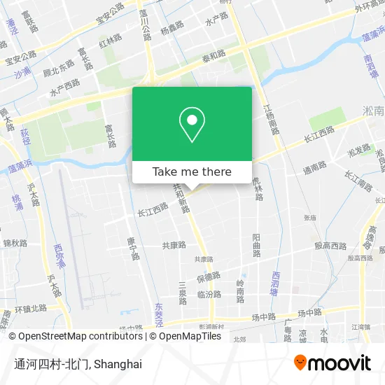 通河四村-北门 map