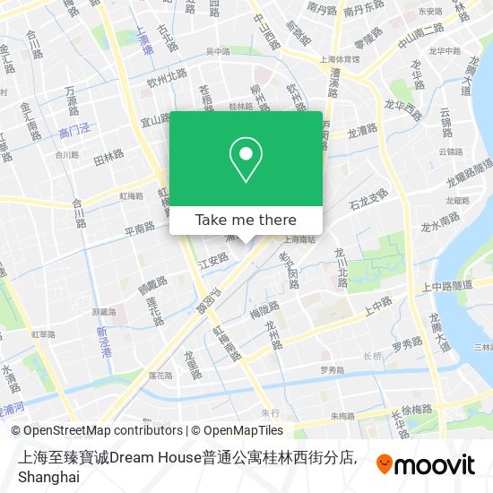 上海至臻寶诚Dream House普通公寓桂林西街分店 map