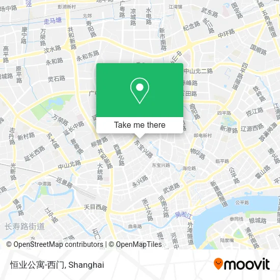 恒业公寓-西门 map