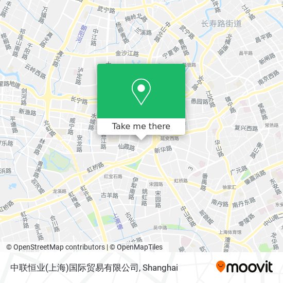 中联恒业(上海)国际贸易有限公司 map