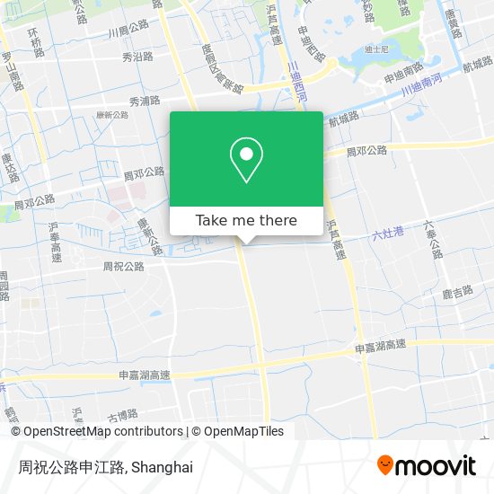 周祝公路申江路 map
