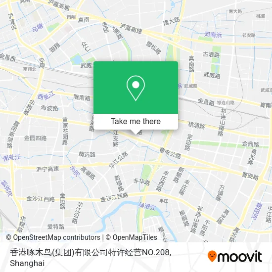 香港啄木鸟(集团)有限公司特许经营NO.208 map