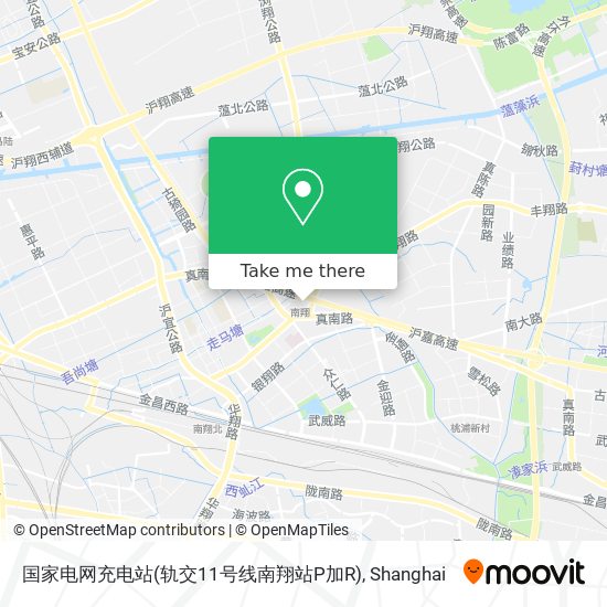 国家电网充电站(轨交11号线南翔站P加R) map