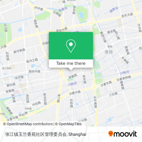 张江镇玉兰香苑社区管理委员会 map