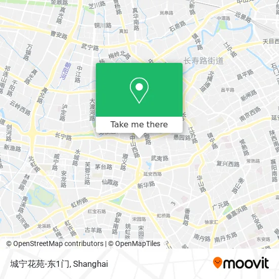 城宁花苑-东1门 map