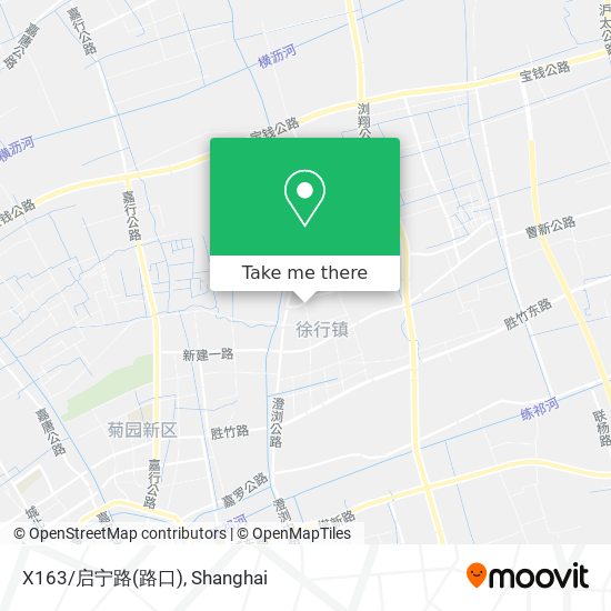 X163/启宁路(路口) map