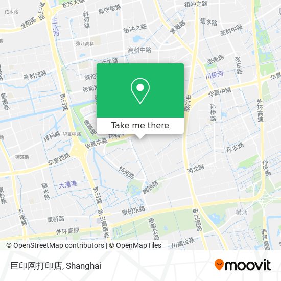 巨印网打印店 map