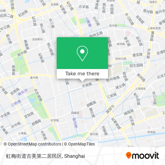 虹梅街道古美第二居民区 map