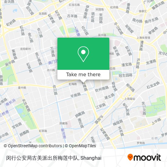 闵行公安局古美派出所梅莲中队 map