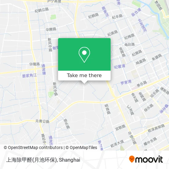 上海除甲醛(月池环保) map