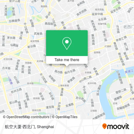 航空大厦-西北门 map