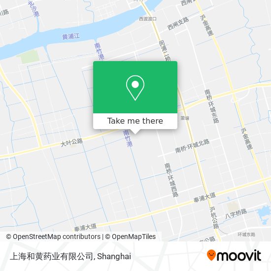 上海和黄药业有限公司 map