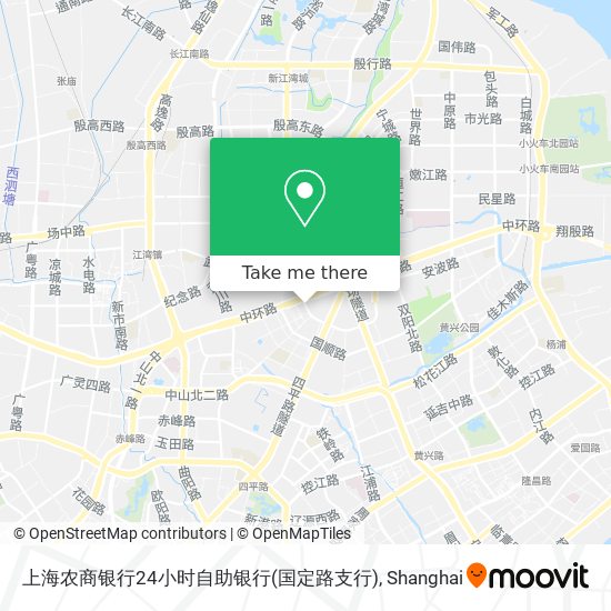 上海农商银行24小时自助银行(国定路支行) map
