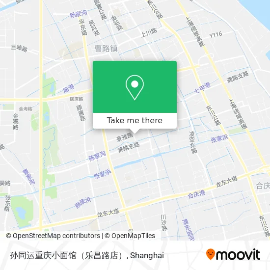孙同运重庆小面馆（乐昌路店） map