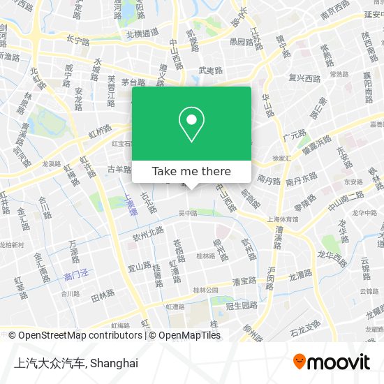 上汽大众汽车 map