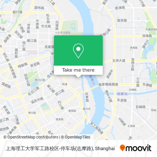 上海理工大学军工路校区-停车场(志摩路) map