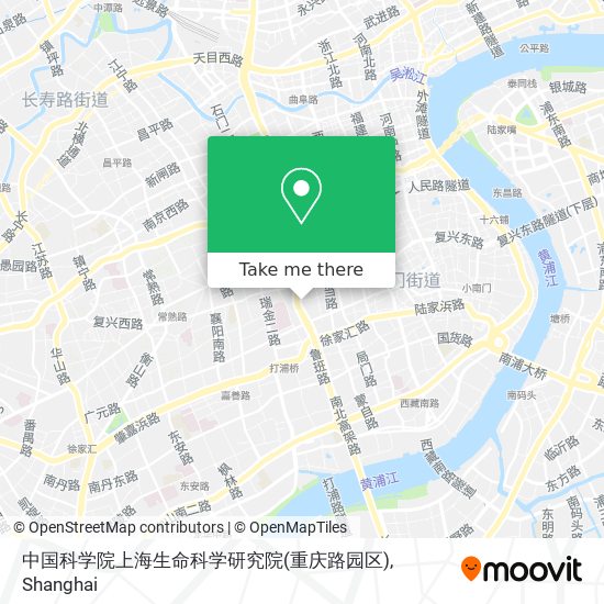 中国科学院上海生命科学研究院(重庆路园区) map
