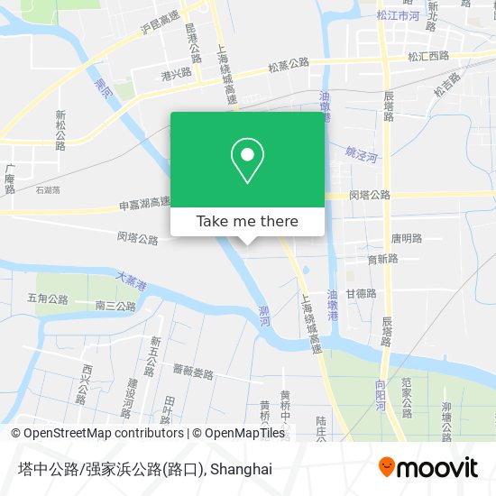 塔中公路/强家浜公路(路口) map