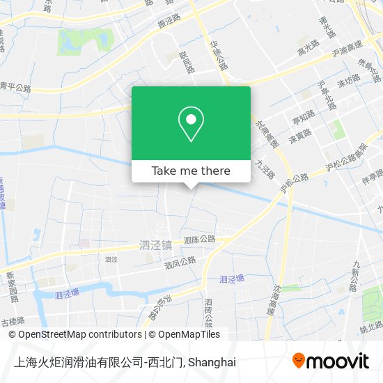 上海火炬润滑油有限公司-西北门 map