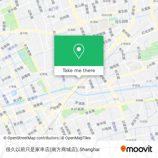 很久以前只是家串店(南方商城店) map